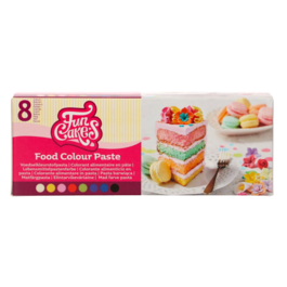 [EXP. PROCHE] SET 8 COLORANTS EN PÂTE FUNCOLOURS DE FUNCAKES