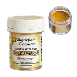 BAKELL® Paillettes comestibles dorées brillantes, 25 g | TINKER DUST |  Paillettes comestibles approuvées par la FDA | Paillettes et poussières