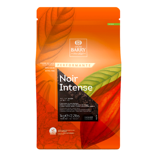 CACAO EN POUDRE (100 %) CACAO BARRY - "NOIR INTENSE" 1 KG