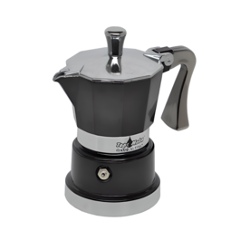 CAFETIÈRE TOP MOKA "SUPER TOP" - GRIS FONCÉ (1 TASSE)