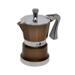 CAFETIÈRE TOP MOKA "SUPER TOP" - MARRON (1 TASSE)