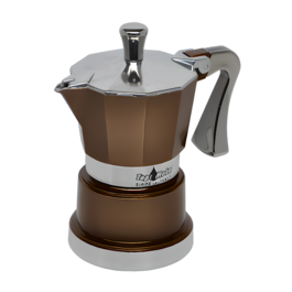 CAFETIÈRE TOP MOKA "SUPER TOP" - MARRON (2 TASSES)