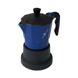 CAFETIÈRE TOP MOKA - BLEUE FONCÉE (1 TASSE)