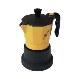 CAFETIÈRE TOP MOKA - JAUNE (1 TASSE)