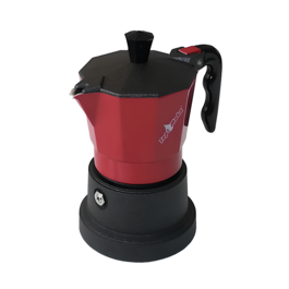 CAFETIÈRE TOP MOKA - ROUGE (1 TASSE)