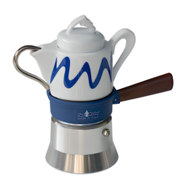 CAFETIRE TOP MOKA "GOCCIA" - BLEU