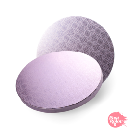 CAKE DRUM ROND LILAS - 30 CM  / 12 MM PAISSEUR