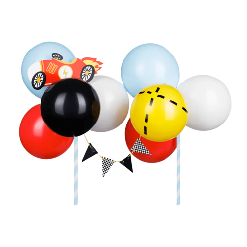 CAKE TOPPER BALLONS PARTYDECO - VOITURE