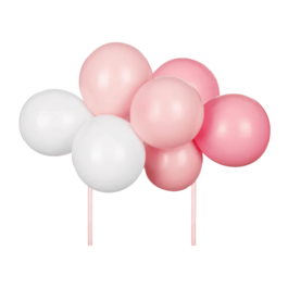 CAKE TOPPER BALLONS PARTYDECO - ROSES