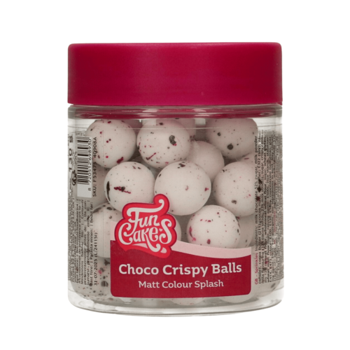 BOULES CROQUANTES AU CHOCOLAT FUNCAKES - MATT COLOUR SPLASH (130 G)