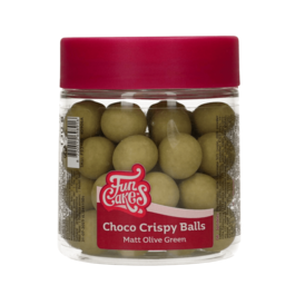 BOULES CROQUANTES AU CHOCOLAT FUNCAKES - MATT OLIVE GREEN (130 G)