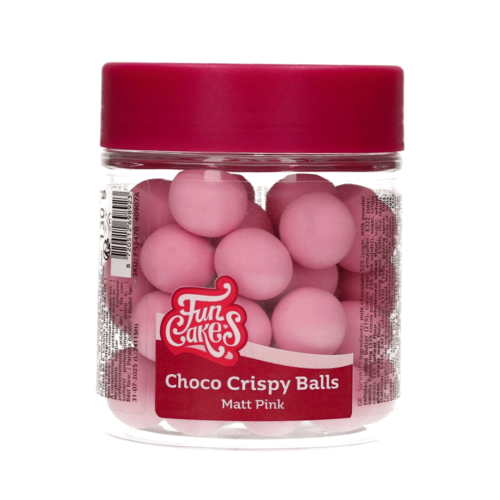 BOULES CROQUANTES AU CHOCOLAT FUNCAKES - MATT PINK (130 G)