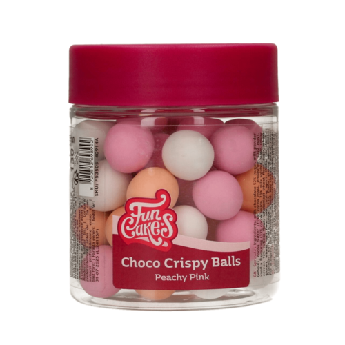 BOULES CROQUANTES AU CHOCOLAT FUNCAKES - PEACHY PINK (130 G)