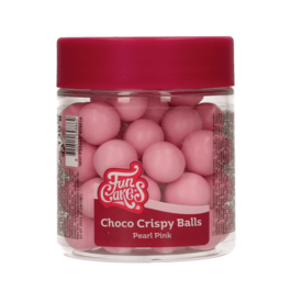 BOULES CROQUANTES AU CHOCOLAT FUNCAKES - PEARL PINK (130 G)