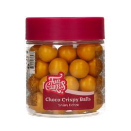 BOULES CROQUANTES AU CHOCOLAT FUNCAKES - SHINY OCHRE (130 G)