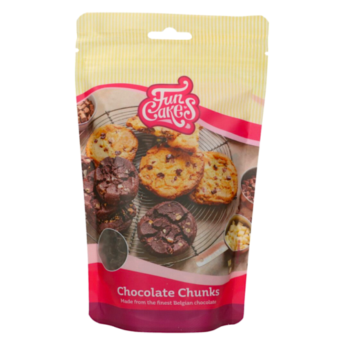 [EXP. PROCHE] PÉPITES DE CHOCOLAT NOIR FUNCAKES - CHUNKS 350 G