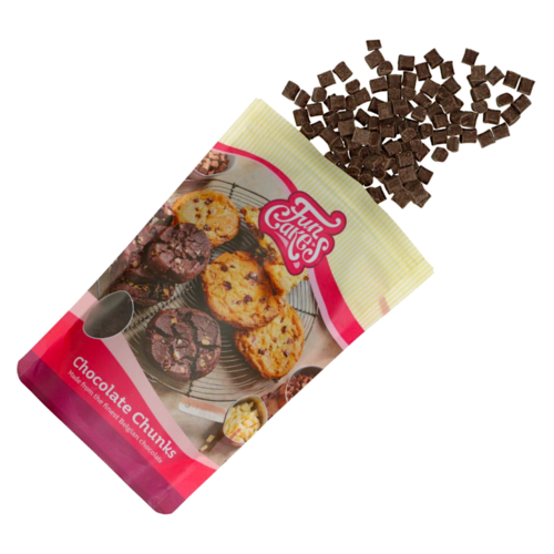 [EXP. PROCHE] PÉPITES DE CHOCOLAT NOIR FUNCAKES - CHUNKS 350 G