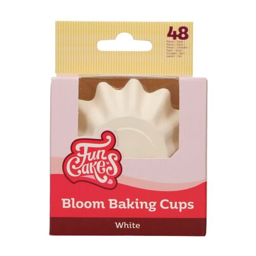 CAISSETTES À CUPCAKES « BLOOM » FUNCAKES - BLANCHES