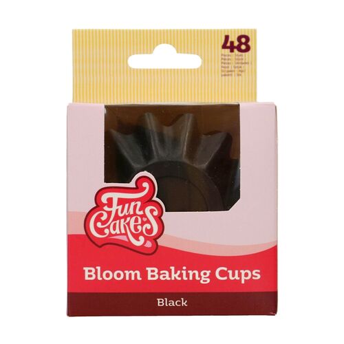 CAISSETTES À CUPCAKES « BLOOM » FUNCAKES - NOIRES