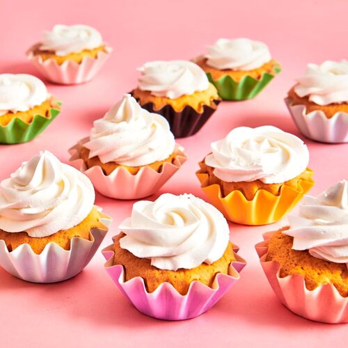 CAISSETTES À CUPCAKES « BLOOM » FUNCAKES - ROSE PASTEL