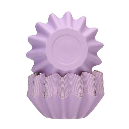 CAISSETTES À CUPCAKES « BLOOM » FUNCAKES - VIOLET PASTEL