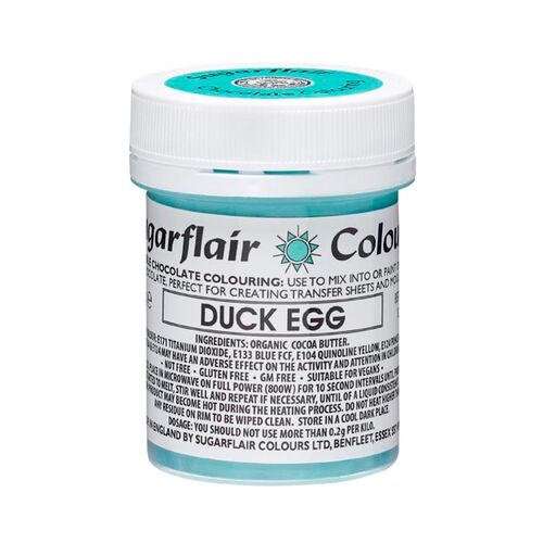 COLORANTE PARA CHOCOLATE SUGARFLAIR - DUCK EGG / AZUL HUEVO DE PATO (35 G)