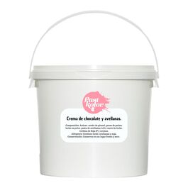 CRÈME DE CHOCOLAT BLANC AUX NOISETTES - 6 KG