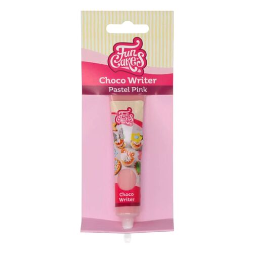 TUBE ÉCRITURE "CHOCO WRITER" FUNCAKES - ROSE PASTEL (25 G)