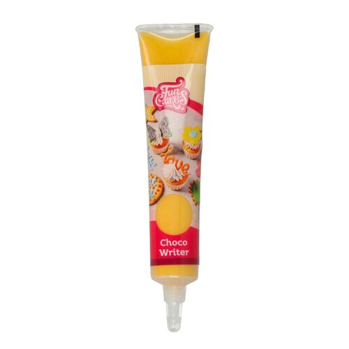 TUBE ÉCRITURE "CHOCO WRITER" FUNCAKES - JAUNE (25 G)