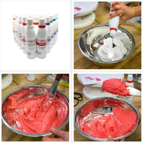 COLORANT EN GEL "FLOW PASTE" KOPYKAKE - ROSE (118 ML)