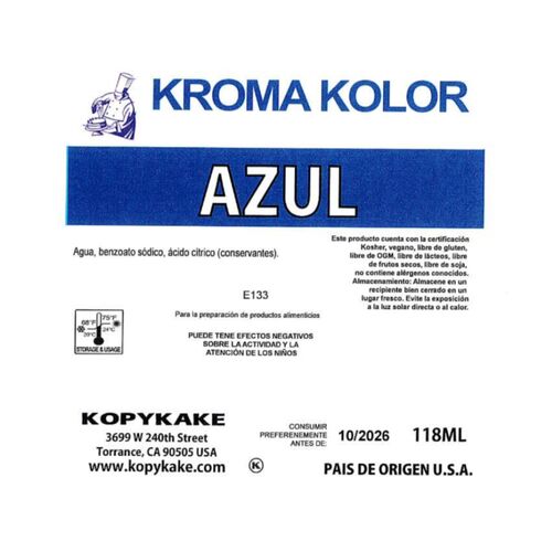 COLORANT AÉROGRAPHE "KROMA KOLOR" KOPYKAKE - BLEU (118 ML)