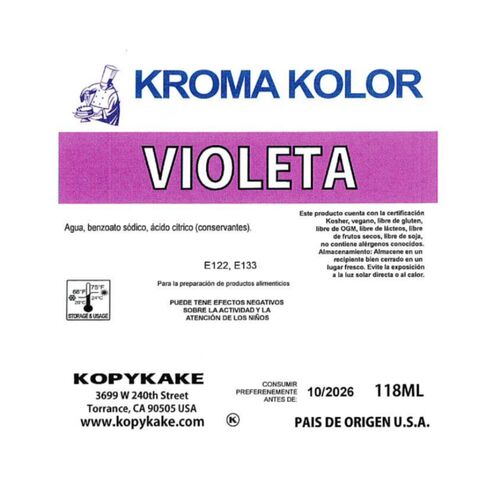 COLORANT AÉROGRAPHE "KROMA KOLOR" KOPYKAKE - VIOLET (118 ML)