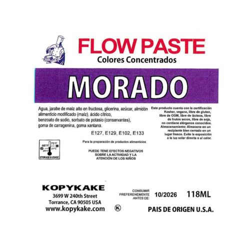 COLORANT EN GEL "FLOW PASTE" KOPYKAKE - VIOLET (118 ML)