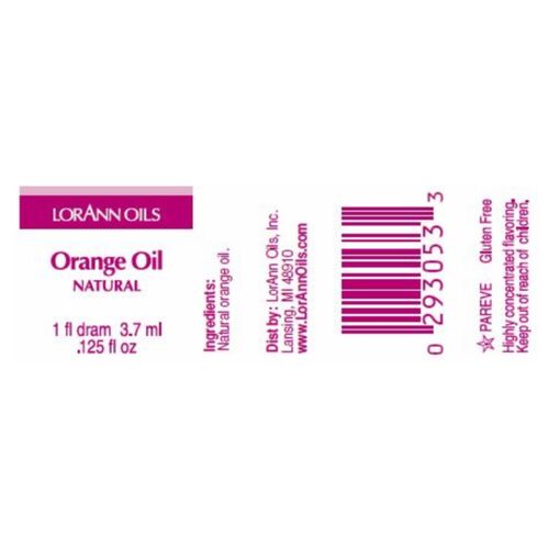 HUILE AROMATIQUE LORANN - ORANGE (3,7 ML)