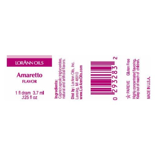 ARÔME CONCENTRÉ DE LORANN - AMARETTO (3,7 ML)