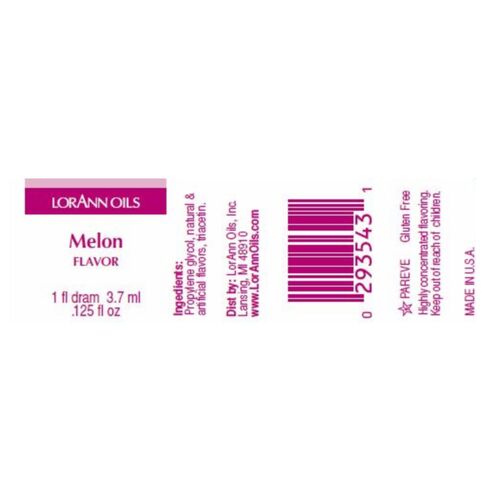 [EXP. PROCHE] ARÔME CONCENTRÉ DE LORANN - MELON (3,7 ML)