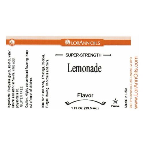 ARÔME "SUPER-STRENGTH" LORANN - LIMONADE / LEMONADE (29,5 ML)